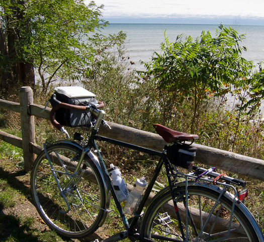 Tara, my bicycle, resting.